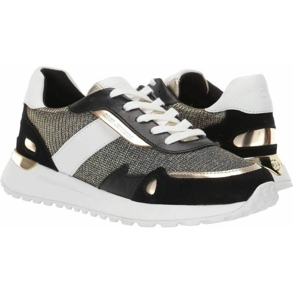 Michael Kors Shoes - Michael Kors Monroe Glitter Suede Trainers